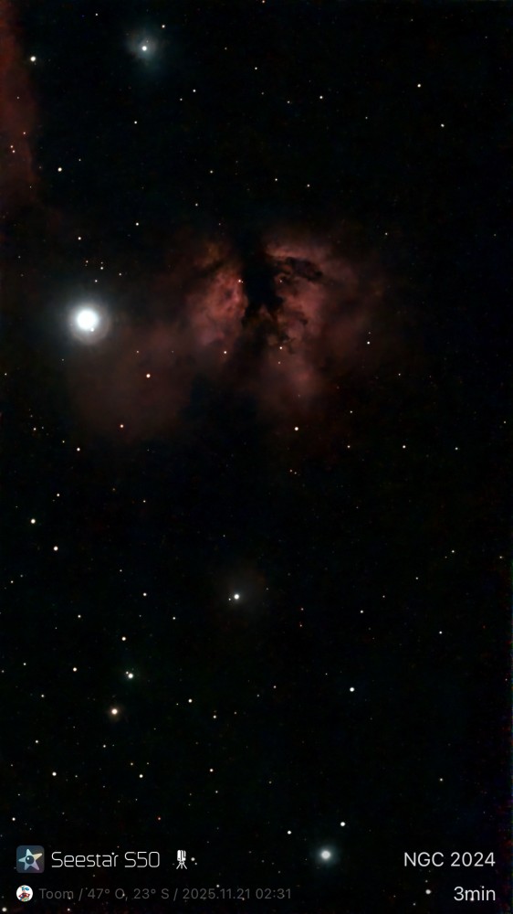 NGC 2024 - Nebulosa da Chama