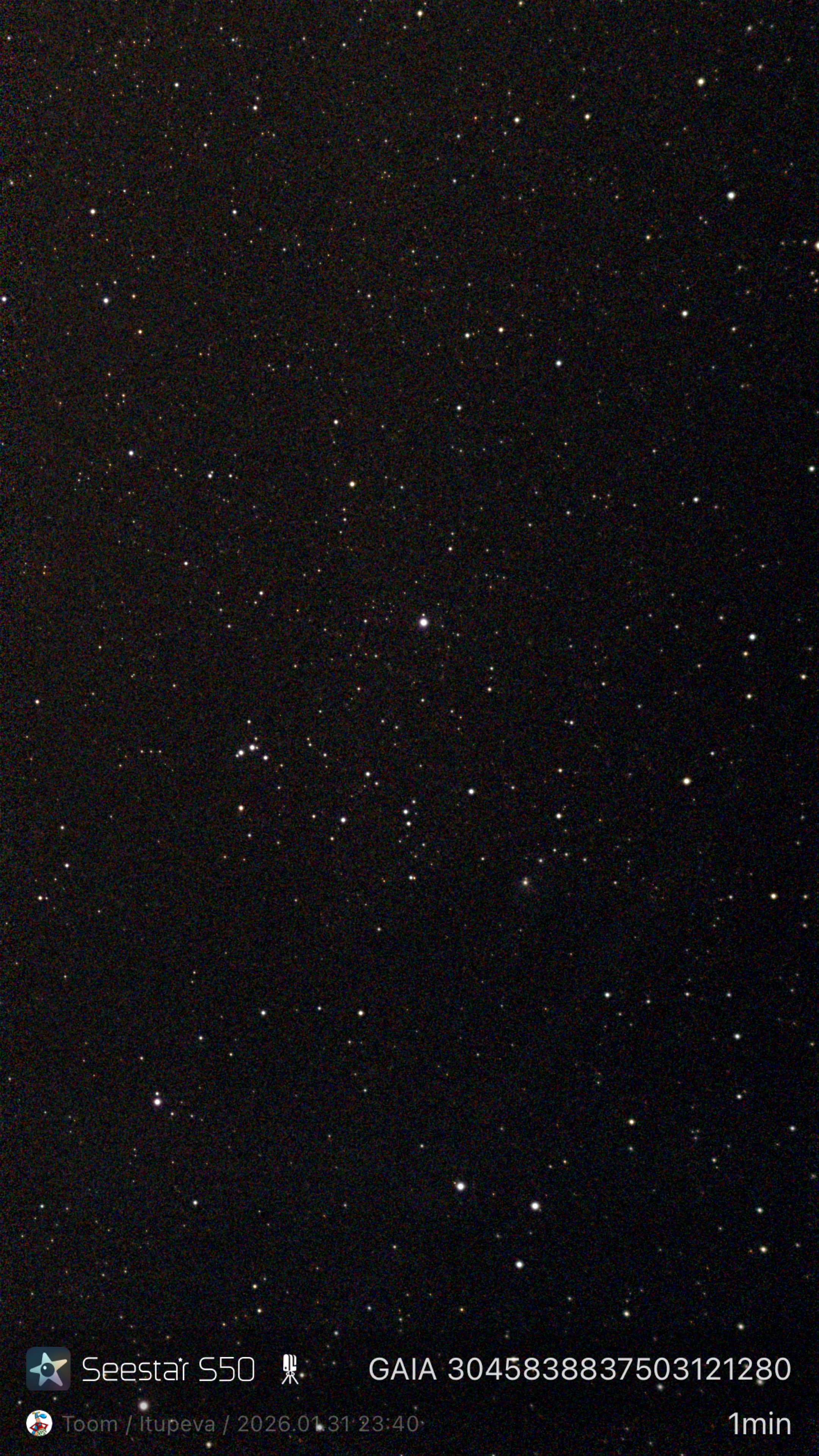 Stacked 11 GAIA 3045838837503121280 5.0s IRCUT 20260131 234051