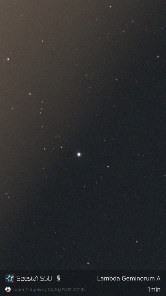Stacked 2 Lambda Geminorum A 10.0s IRCUT 20260131 222629