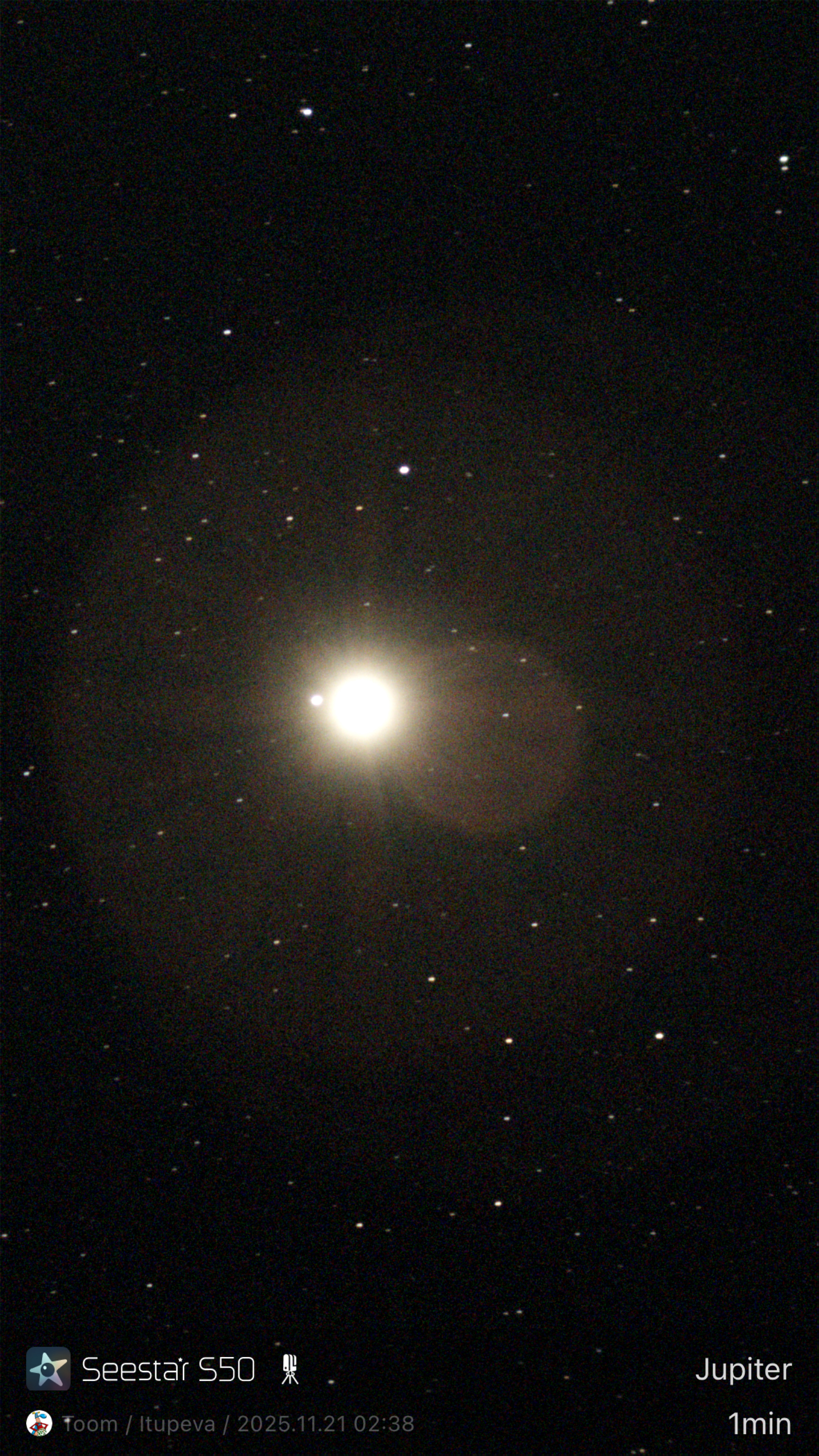 Stacked 2 Jupiter 10.0s IRCUT 20251121 023849