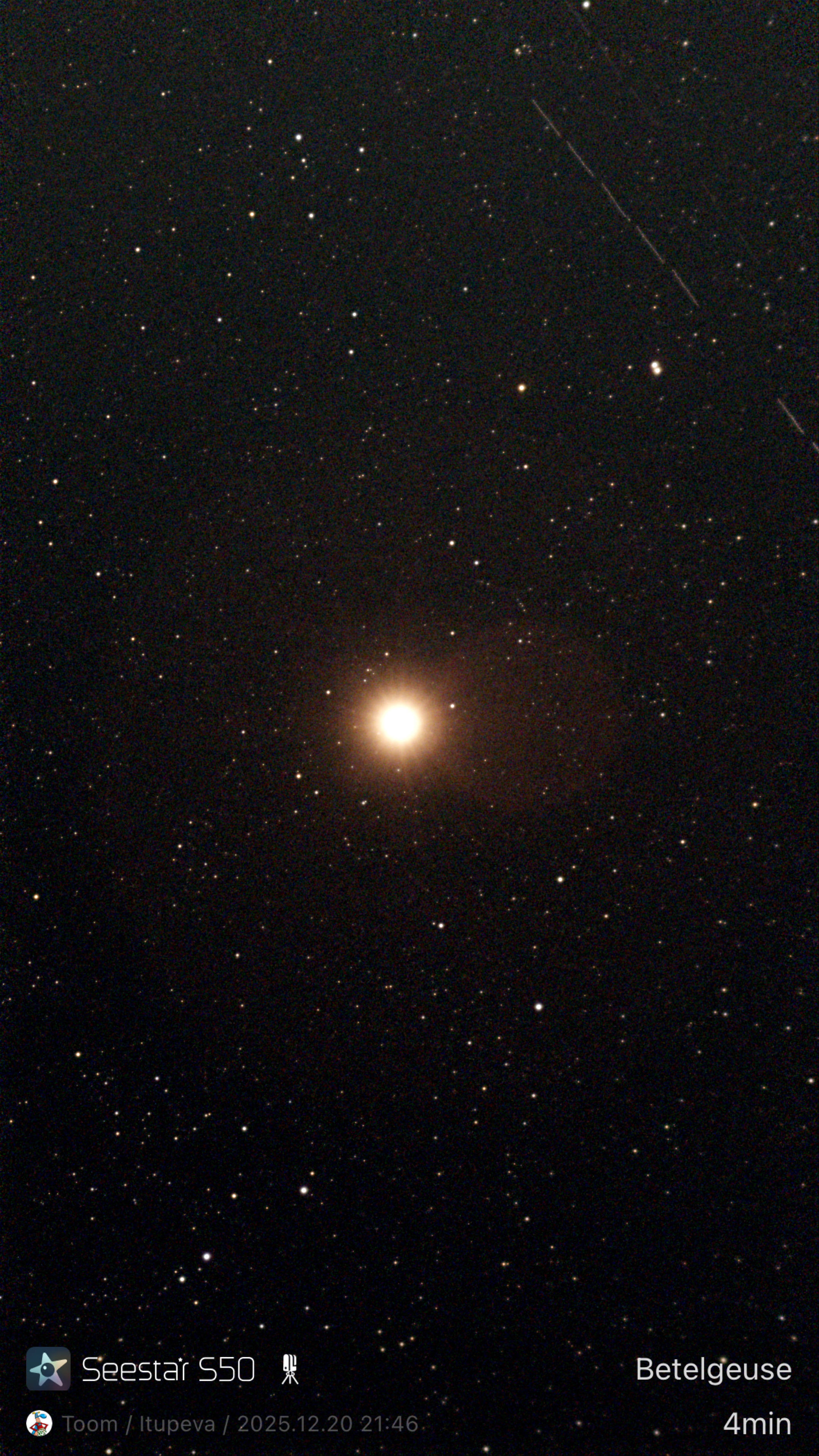 Stacked 19 Betelgeuse 10.0s IRCUT 20251220 214629