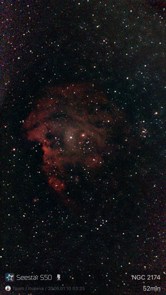 NGC 2174 -  Nebulosa Cabeça de Macaco,