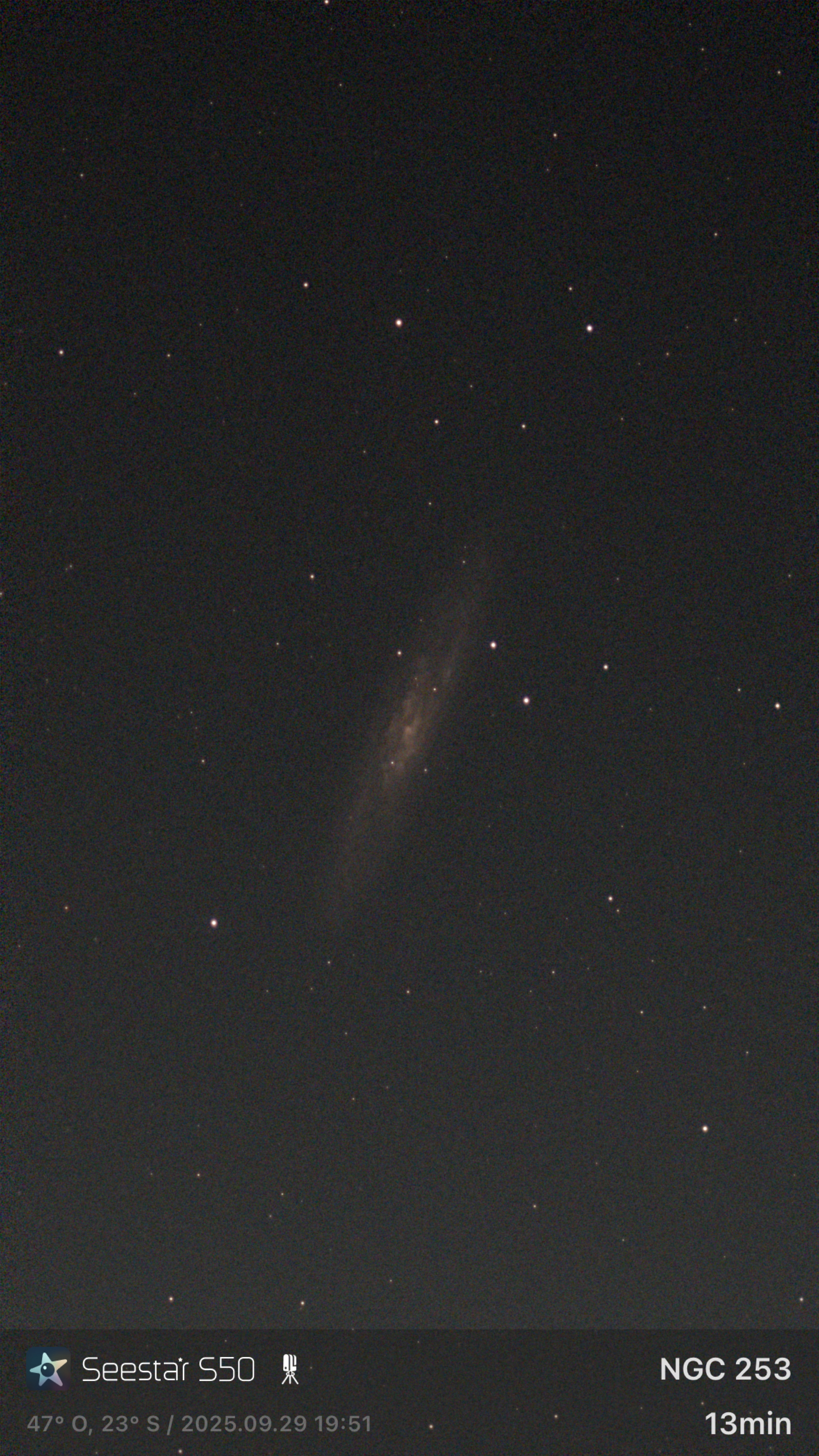 Stacked 78 NGC 253 10.0s IRCUT 20250929 195124