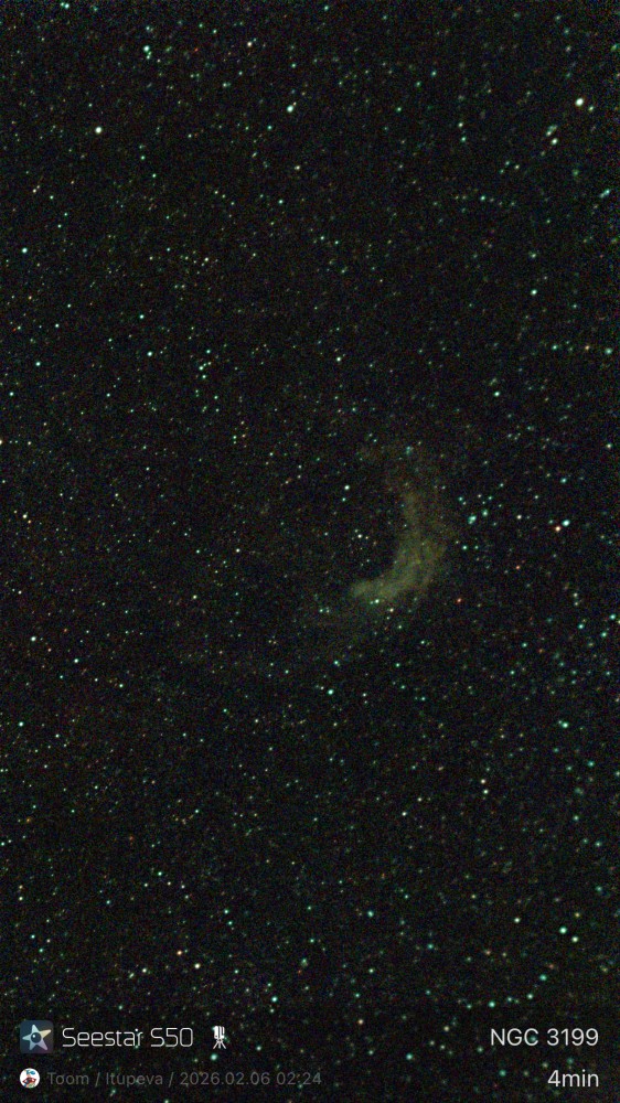 Stacked 42 NGC 3199 5.0s LP 20260206 022411