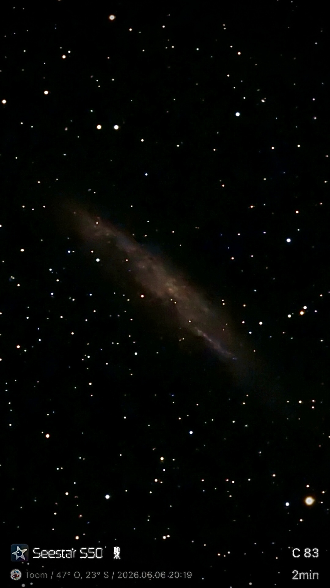 C83 - Galaxia Cata Vento do Sul