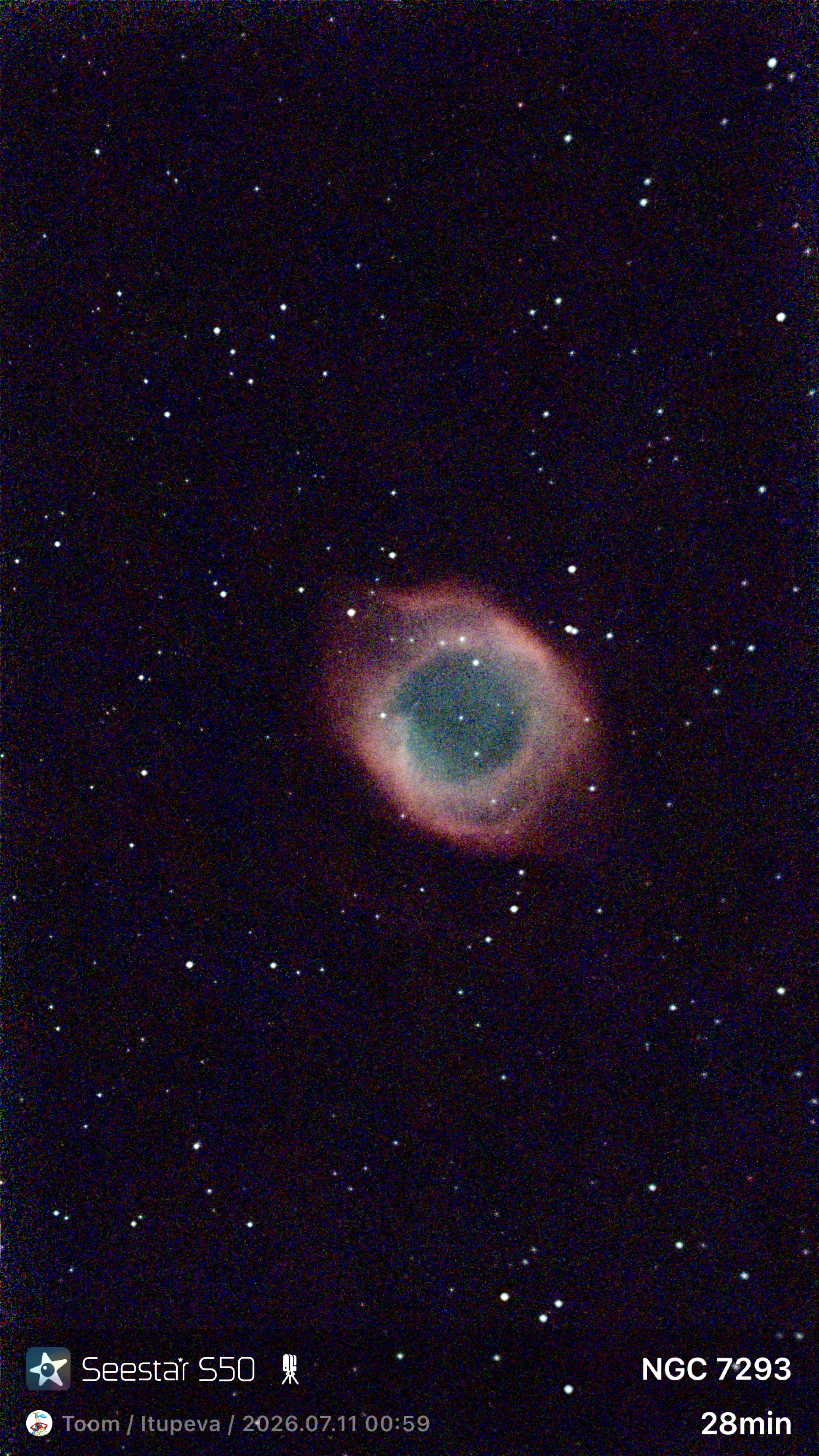 NGC 7293 - Nebulosa da Hélice