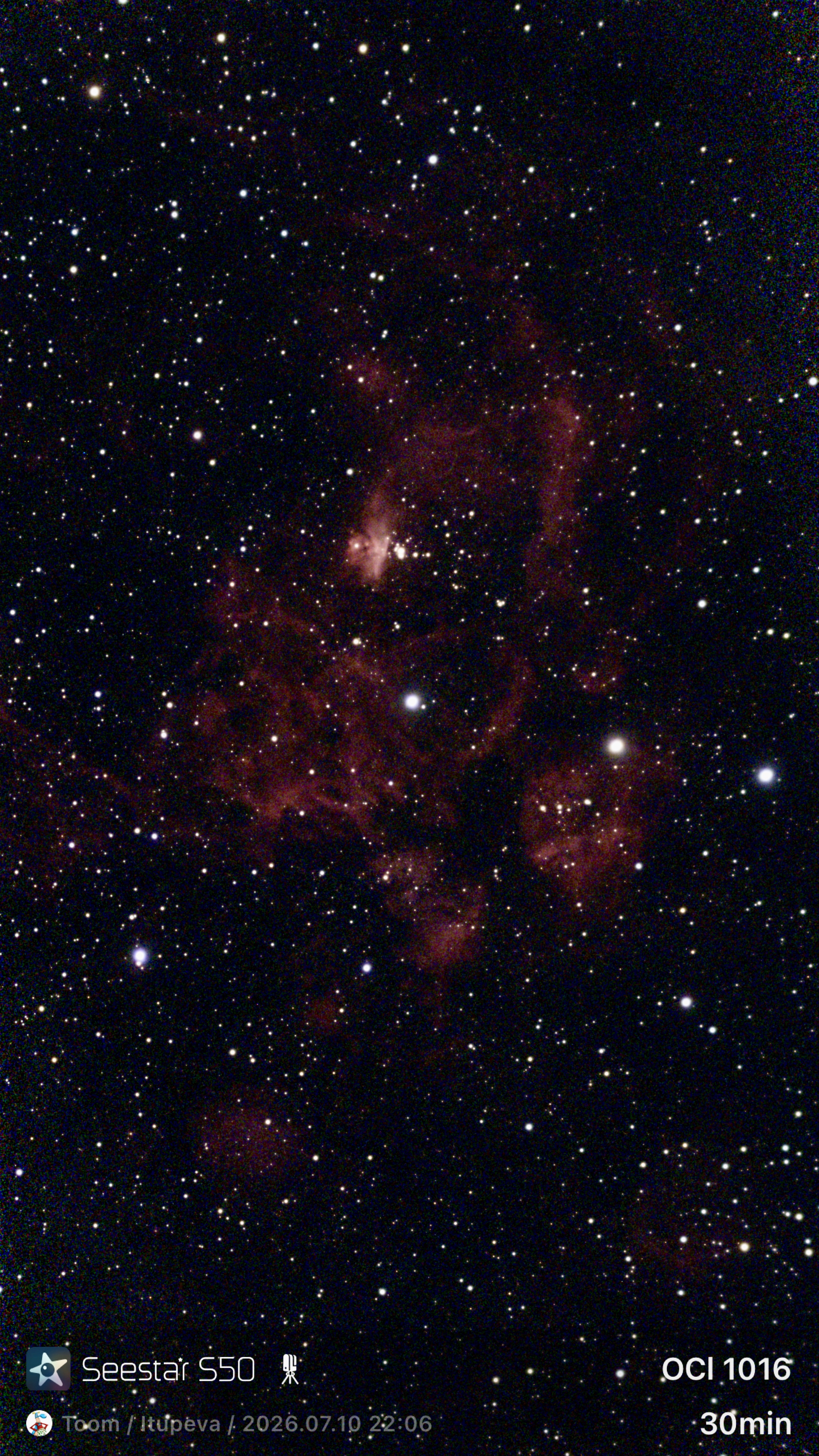 OCI 1016 - Nebulosa da Lagosta