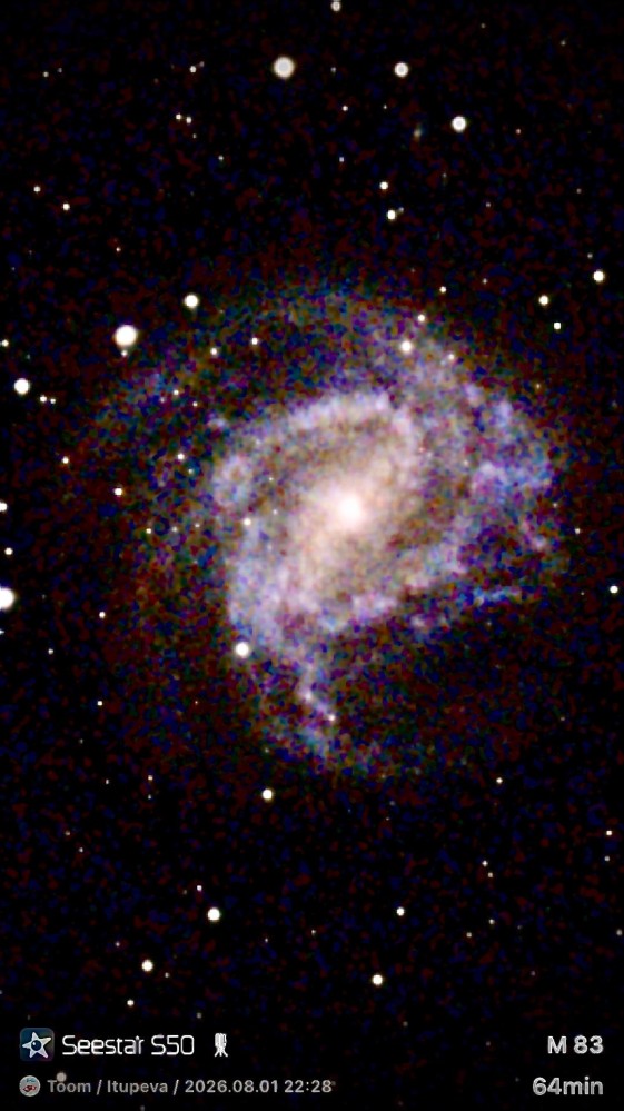 M83 - Galáxia Cata vento do Sul