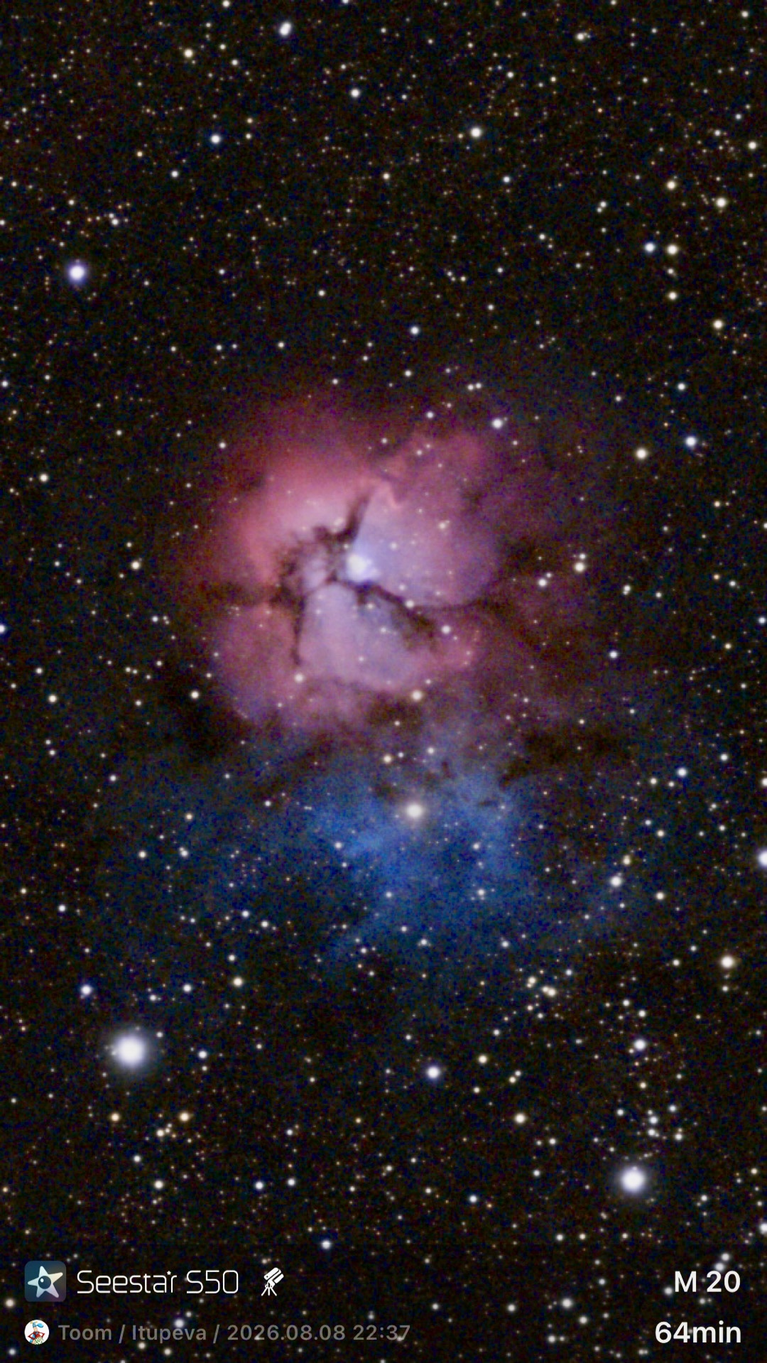 M20 - Nebulosa Trífida