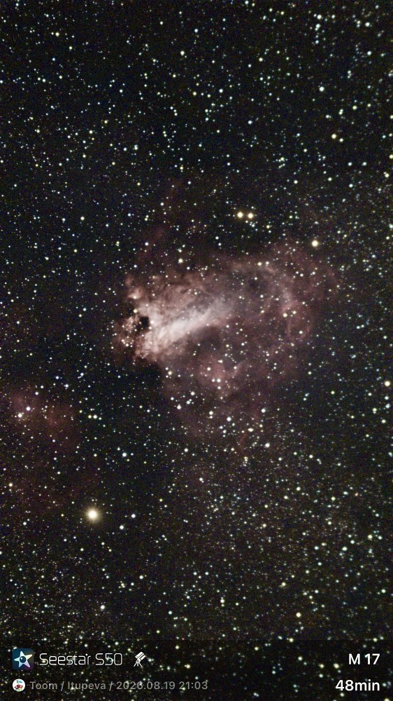 M 17 - Nebulosa Ômega ou do Cisne