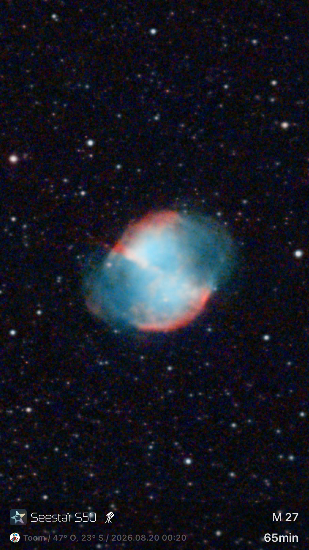 M 27 - Nebulosa do Haltere